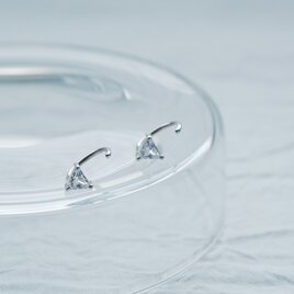 三角 フック ピアス シルバー925