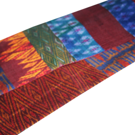 【一点もの】タイシルク　キリバミ半幅帯