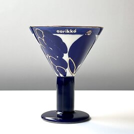 【aarikka × ZEEBRA】フルーツ柄のビンテージ ゴブレット ワイングラス ・アーリッカ