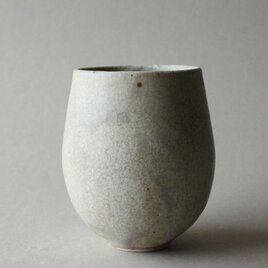 竹炭貫入　カップ　太鼓腹