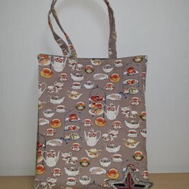 【イギリス】アフタヌーンティー 大きなトートバッグ by Book Party