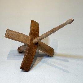 ターキッシュスピンドル　紡ぎ道具　ハワイアンコア　バーチ　メイプル