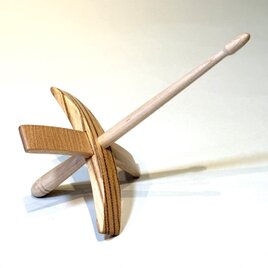 ターキッシュスピンドル　紡ぎ道具　ゼブラウッド　メイプル　メイプル