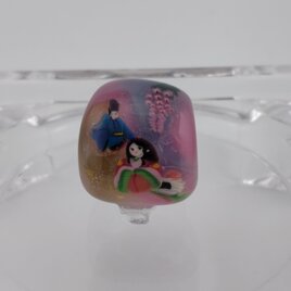 帯留め　源氏物語の世界