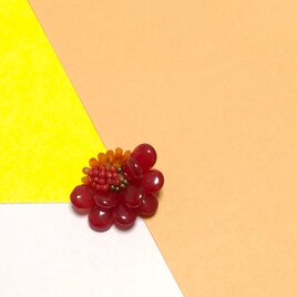 [ブローチ] red flower mix