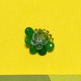 [ブローチ] green flower mix