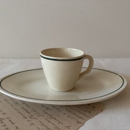 【1客setのみ】creil et montereau クレイユモントロー　HBCM　デミタスカップ・ラヴィエセット