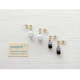 ■＋●のプチピアス (2type)