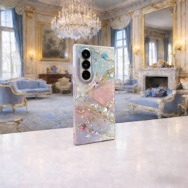 ハンドメイド スマホケース レジン 立体デコ アンティーク調 ロマンティック 大人可愛い iPhoneケース 一点物