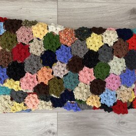 *ぎっしりお花のブランケット*