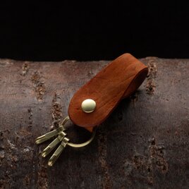 馬革　レザーキーホルダー　ベルトループホルダー　225738