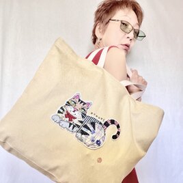 ショルダートート〈にゃんこ〉