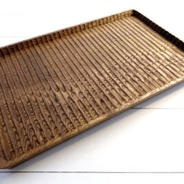 【予約商品】我谷盆 栗 38×24×2.5cm ブラウン