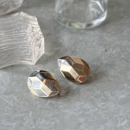 YA237-【 AVON 】エイボン・ヴィンテージイヤリング 1980's "Faceted Teardrop"