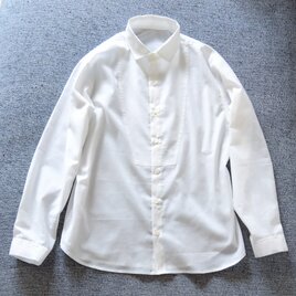 薄手コットンのスクエアディッキーブラウス