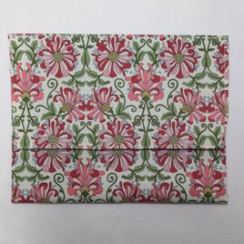 通帳・お薬手帳入れ リバティプリント(Honeysuckle A)