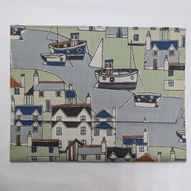 通帳・お薬手帳入れ リバティプリント(Cool Coast)