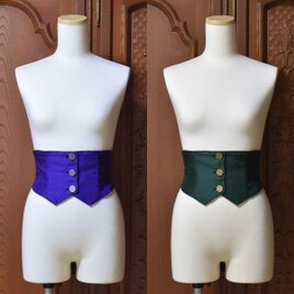 バックリボンコルセットベルト