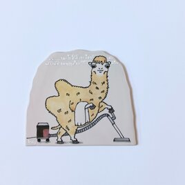 タイルの動物図鑑　フタコブラクダ