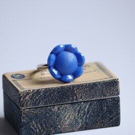 【指輪】空の花　銀色パーツ