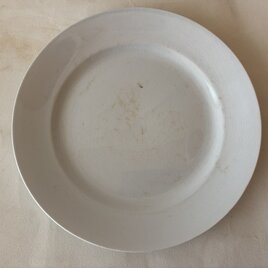 K&G Luneville リュネヴィル 白アンティークプレート（大）ディナープレート