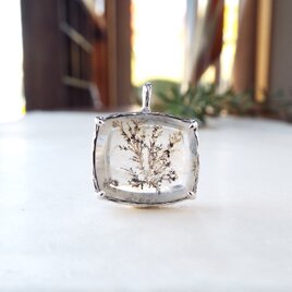 【一点物】デンドリティッククォーツのネックレス（ナズナ）