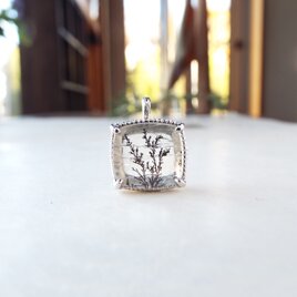 【一点物】デンドリティッククォーツのペンダントトップ（薄氷No.07）