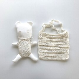 ちびくま＋ばっぐ（ホワイト）