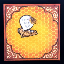 honeycomb（ハニカム)【マグネットオブジェ】ミツバチ付