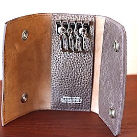 BIABAGGIO ブロンス4連レザーキーケース 　k2206