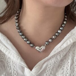 黒蝶真珠（南洋タヒチブラックパール）ネックレス ２WAY