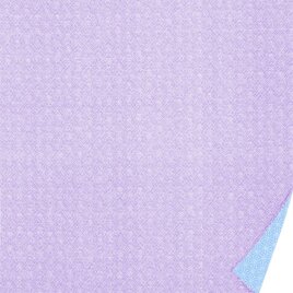 風呂敷　両面染ふろしき　鮫小紋 / 麻型　綿100％ 　紫/水色　128cmx128cm