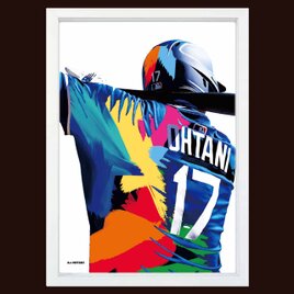 アート・オータニ　野球　送料無料 　イイネたのしいポスター　イラスト　アートポスター　アート/sei検索新着順　4022