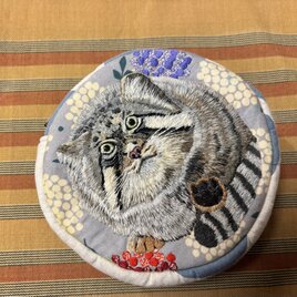 マヌルネコのポーチ