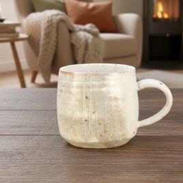 ろくろ つくしマグ【美濃焼】