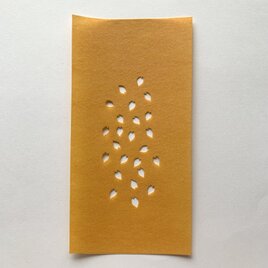 ステンシル型紙（花びら・Ｄ）