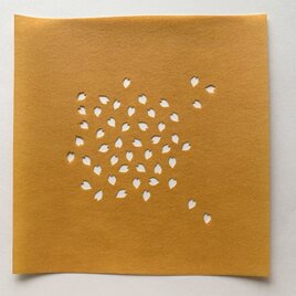 染型紙（花びら・Ｃ）