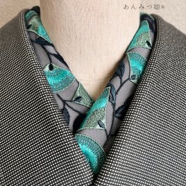 洗える刺繍半衿 神秘