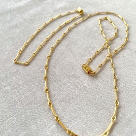 光をリレーする ✧ 14kgf バーチェーン 4way ネックレス＆ブレスレットセット｜マグネットクラスプ仕様