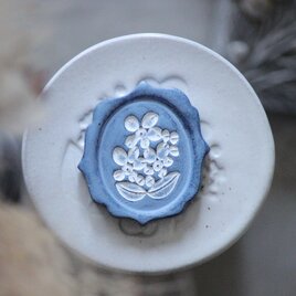 : : : 陶土の草花ブローチ : : : 1435