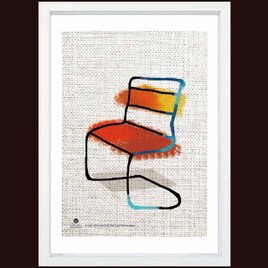 捨てられないイス　送料無料 　イイネたのしいポスター　イラスト　ポスター　アートポスター　アート/sei検索新着順　4023