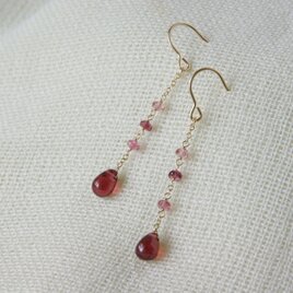 【K14GF】フランボワーズピアス