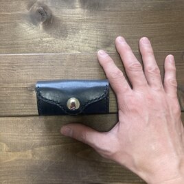 ロールウォレット(RW-02横型/黒×黒)