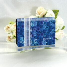 名刺ケース・名刺入れ【ブルーローズⅥ】（名入れ可）
