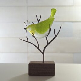 鳥のオブジェ［春の便り］②