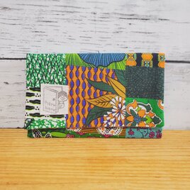 ぴったりが嬉しい！スリム通帳ケース  アフリカ布