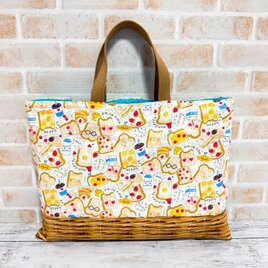 レッスンバッグ(裏キルト)　【smile食パン】