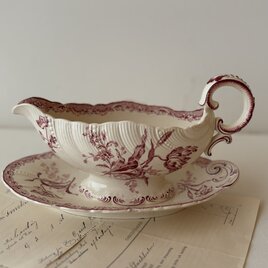 【1点のみ】Sarreguemines　fontages  サルグミンヌ フォンタンジュ パールレリーフのソーシエール