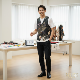 KR-03【一点物】伝統を纏うパッチワーク・ベスト