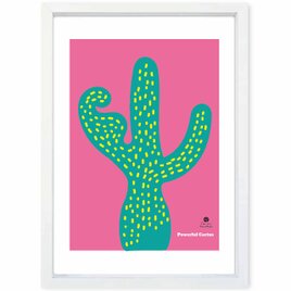 元気の出るサボテン　送料無料 　イイネたのしいポスター　イラスト　ポスター　アートポスター　アート/sei検索新着順　4012